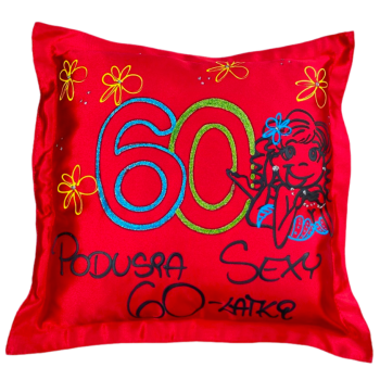 [Ds06-60] Poduszka satynowa Podusia Sexy 60